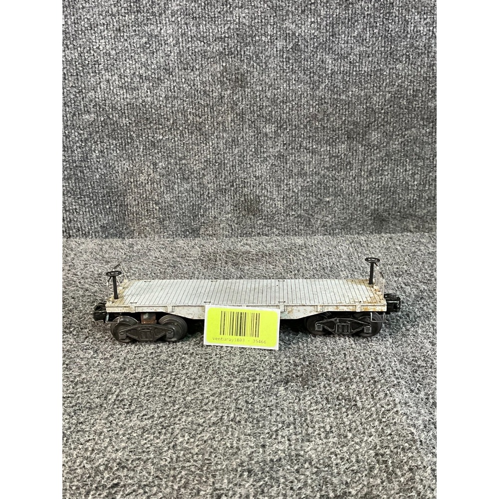Vintage Lionel Lines 6411 Flatcar O Gauge Train Model Metal Base Collector Piece